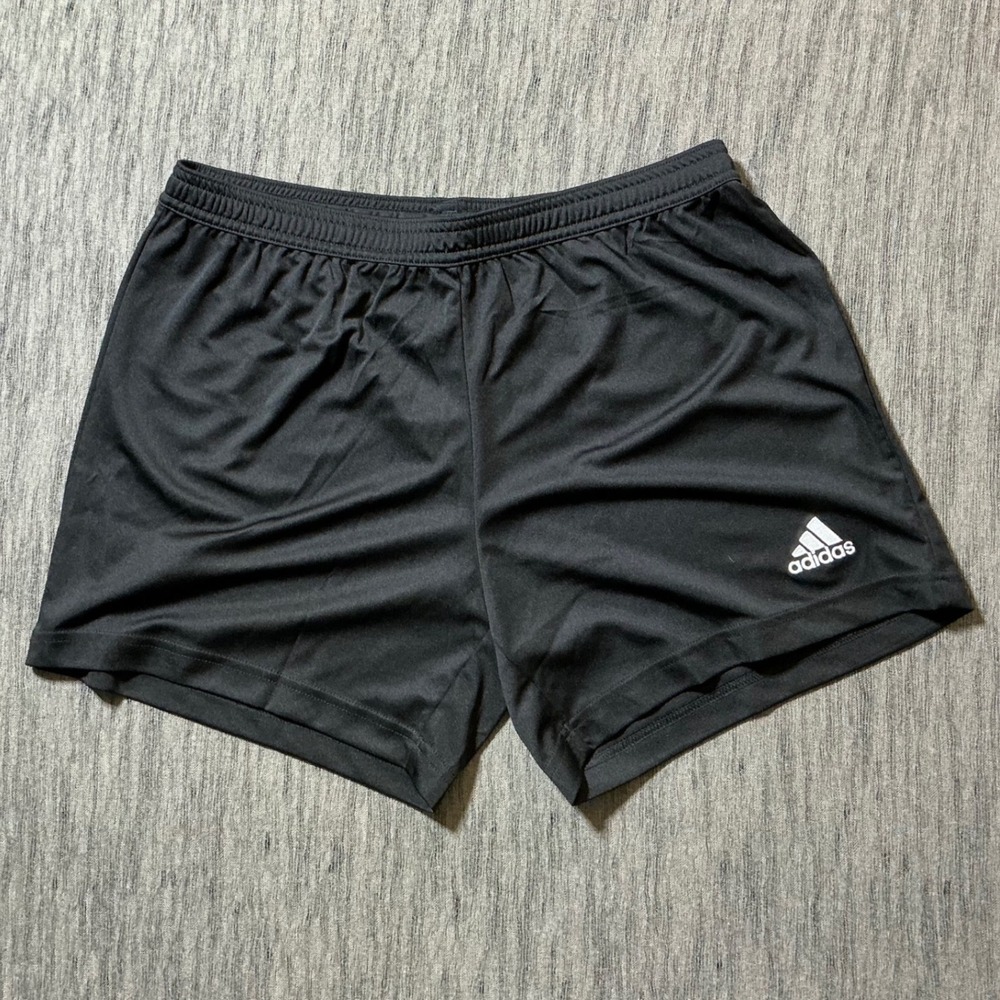 Adidas Entrada 22 Soccer Shorts Womens Medium Black AEROREADY H57508 NEW